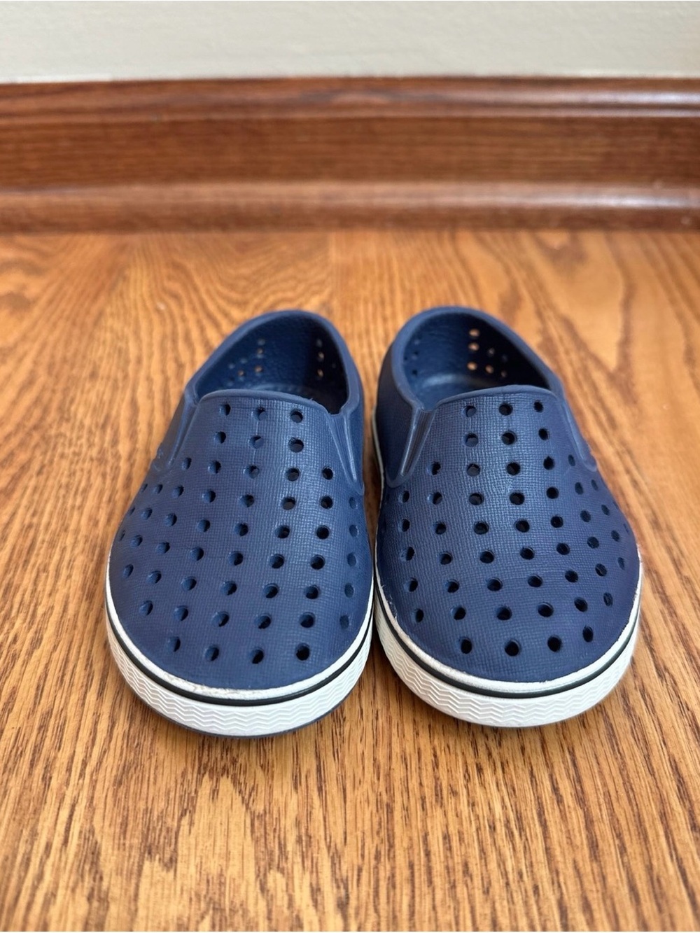 Native Miles Slip-On Shoes Kids C5 Navy Blue